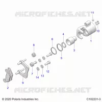 BRAKES, BRAKE ETRIER DE FREIN ARRIERE