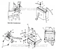 SUPPORT BATTERIE XLT TOURING 0973357 and EUROPEAN XLT TOURING E973357 (4937723772C003)