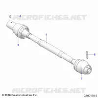 SYSTÃˆME DE TRANSMISSION, FRONT PROP SHAFT