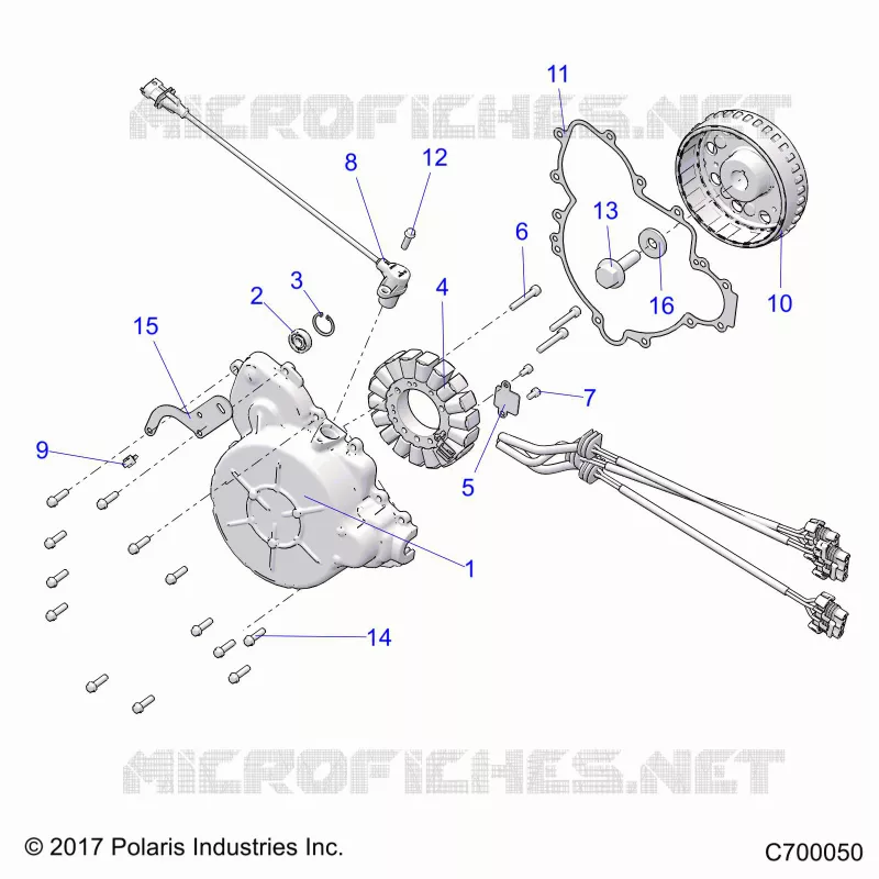 ENGINE, STATOR AND FLYROUE