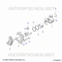 FREIN AVANT CALIPER