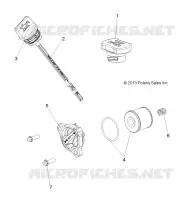 FILTRE A HUILE, DIPSTICK AND FILL CAP