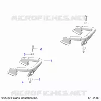 CARROSSERIE ARRIERE RACK, HANDGRIPS