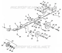 FIXATION RAIL (SUSPENSION) XCF 0971643 (4938613861B009)
