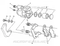 ETRIER DE FREIN INTERMEDIAIRE ASSEMBLY 6X6 350L W938739 (4924062406025A)