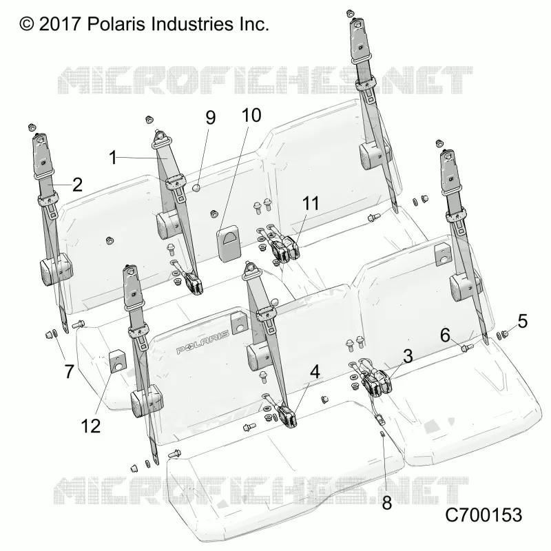 SIEGE BELT MOUNTING