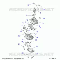 CARTERS MOTEUR AND CRANKSHAFT
