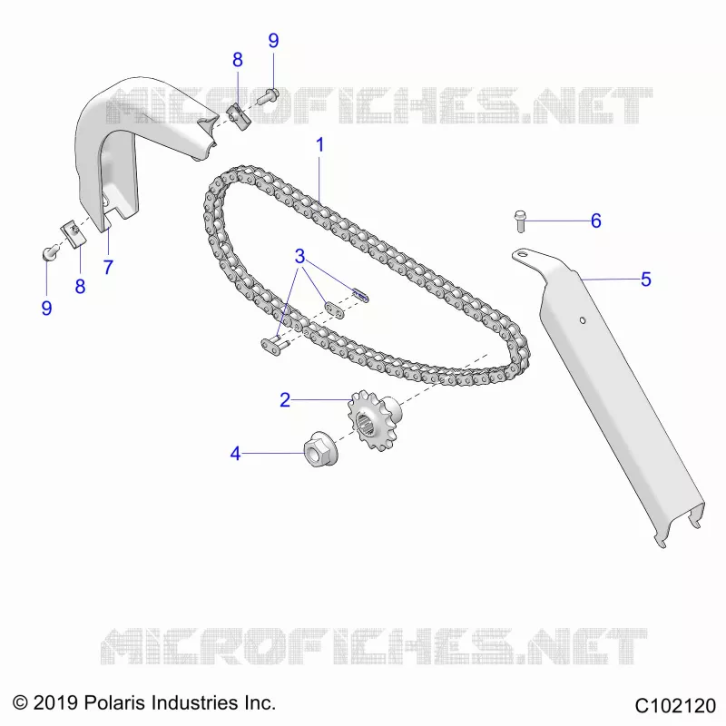 SYSTÃˆME DE TRANSMISSION, CHAIN AND GUARDS