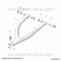 SUSPENSION AVANT CONTROL ARMS UPPER