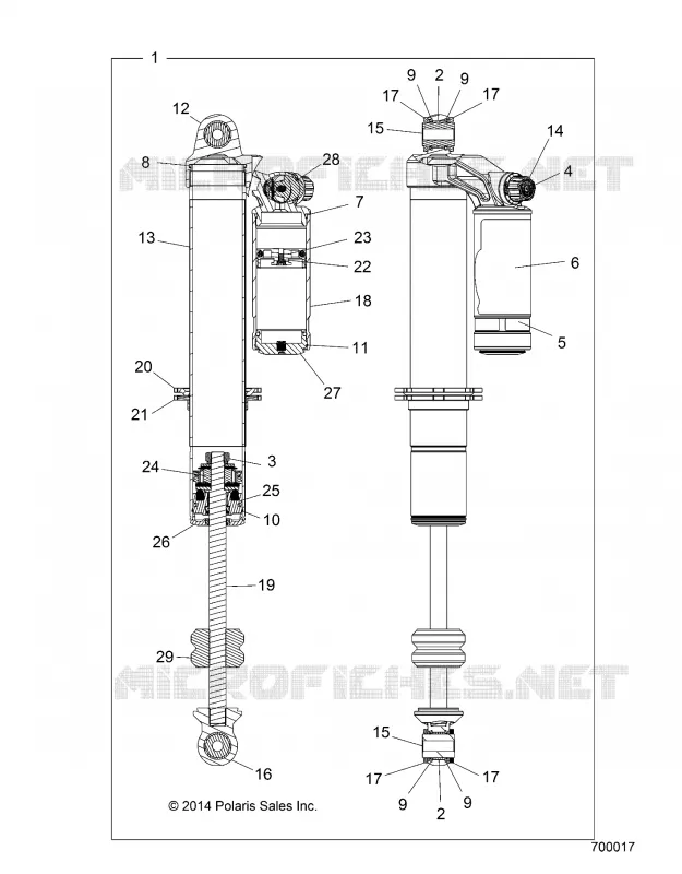 SUSPENSION AVANT SHOCK