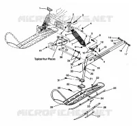 SUSPENSION AVANT AND SKI LITE 0943433,STARLITE 0943427 AND  LITE DELUXE 094 (4924992499011A)