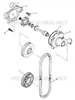 POMPE A EAU XLT 0970756, XLT SKS 0970556, and XLT RMK 0970956 (4937693769C014)