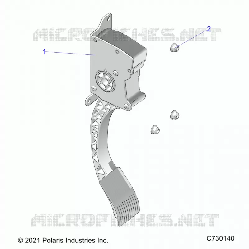 ENGINE, PEDALE D'ACCELERATEUR