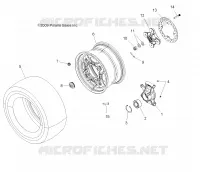 ROUES, REAR AND HUB