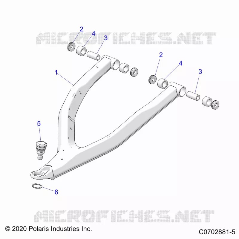 SUSPENSION AVANT CONTROL ARMS UPPERS