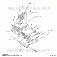 SYSTÃˆME DE TRANSMISSION, MAIN GEARCASE MOUNTING