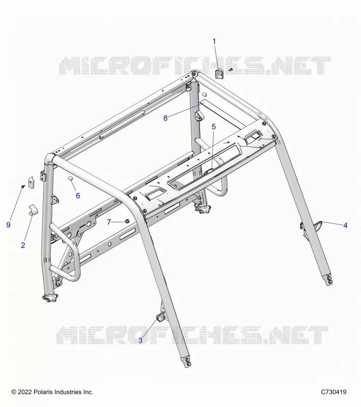 CHASSIS, CAB CADRE AREA, AND BRAKE EDGE COVER