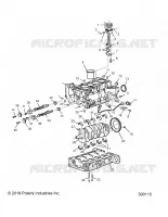 CYLINDRE BLOCK AND RELATED PARTS