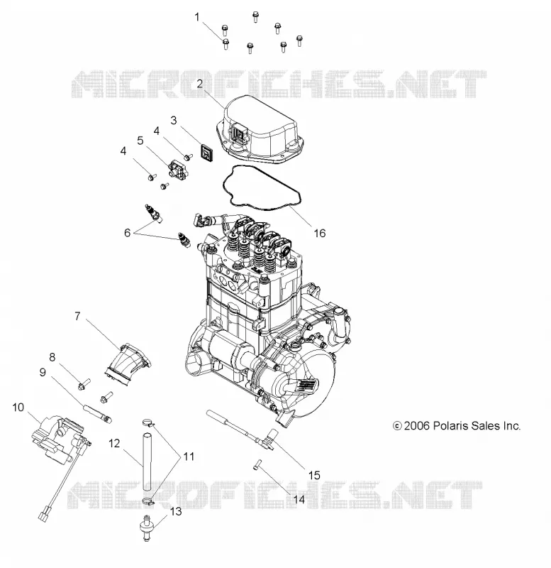 MOTEUR, SUPPORT CORPS DE PAPILLON