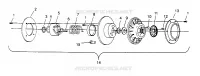EMBRAYAGE DE TRANSMISSION ULTRA SKS 0960578, EUROPEAN ULTRA SKS E960578,  AND ULTRA RMK (4931683168C004)