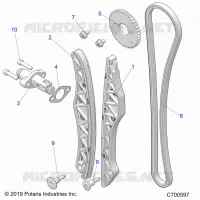 CHAINE DE DISTRIBUTION AND TENSIONER
