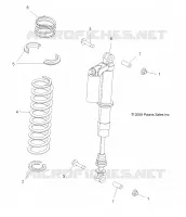 SUSPENSION AVANT SUPPORT AMORTISSEUR 