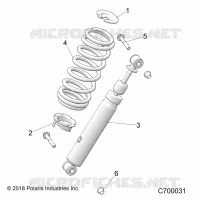 SUSPENSION AVANT SHOCK MOUNTING