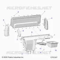 CARROSSERIE ARRIERE CLOSEOFF, AND FENDERS