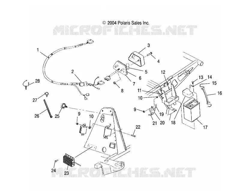 ELECTRICITE/FEU ARRIERE