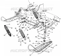 SUSPENSION AVANT AND SKI XLT 0940767, XLT SP 0940667   XLT SKS 0940567 (4925022502011A)