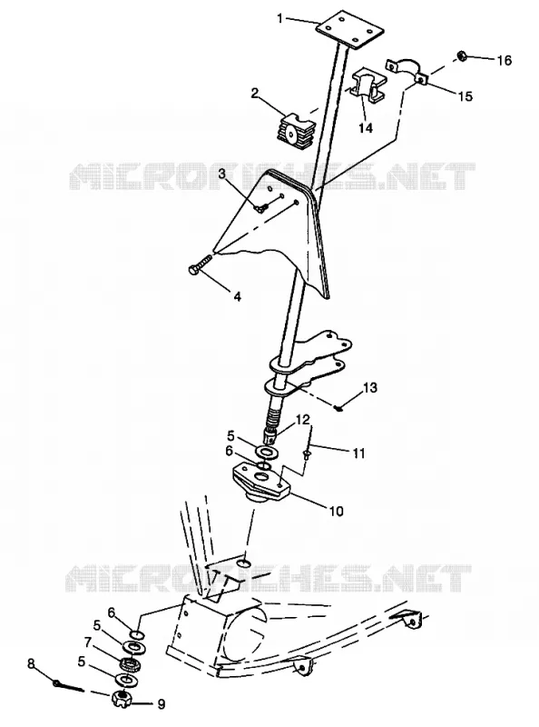 COLONNE DE DIRECTION Sport 400L W98BA38C (4947234723B007)