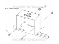 SUPPORT PLAQUE D'IMMATRICULATION, UTILITY W/MARCHE ARRIERE LAMP