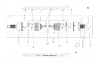 DRIVE TRAIN, ARBRE DE TRANSMISSION, REAR