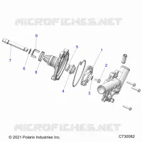 MOTEUR, WATERPUMP ASSEMBLY- R23RRE99PJ/RRS99PK (C730082)