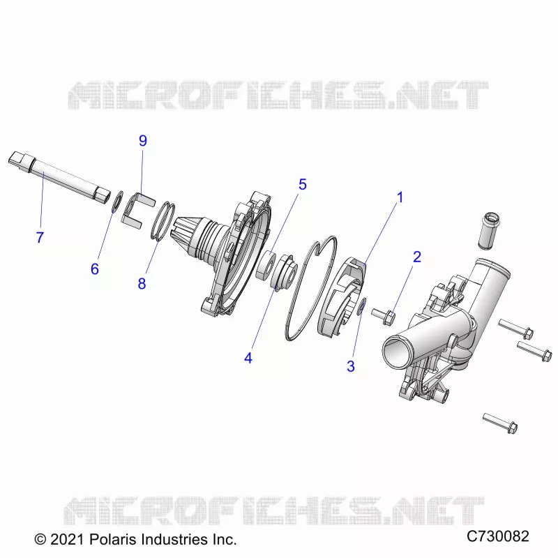 MOTEUR, WATERPUMP ASSEMBLY- R23RRE99PJ/RRS99PK (C730082)