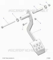 BRAKES, PEDAL AND MAITRE CYLINDRE