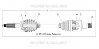 SYSTÈME DE TRANSMISSION ARRIERE HALF SHAFT