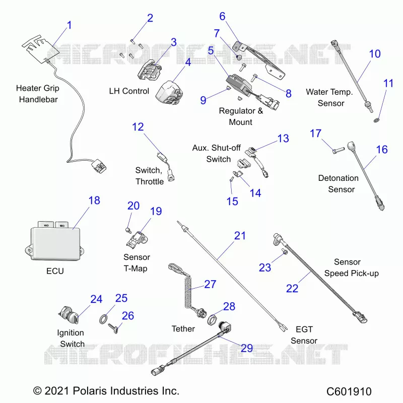 ELECTRICITE, SWITCHES, SENSORS AND COMPONENTS