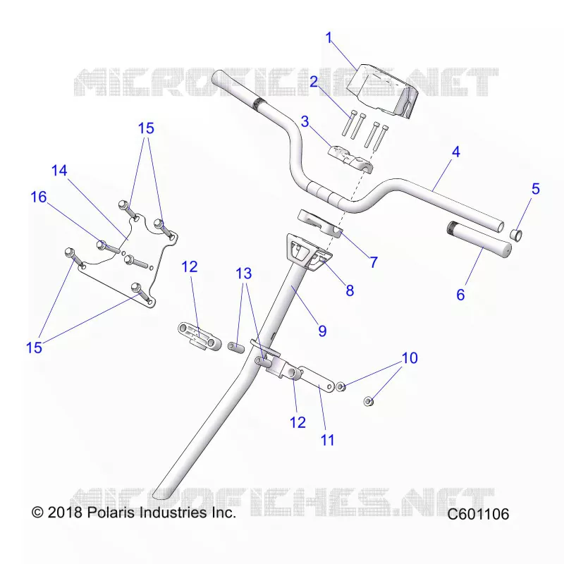 DIRECTION, H-BAR, DIRECTION POST, GRIPS