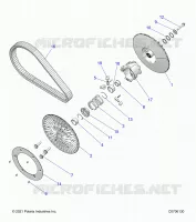 SYSTÃˆME DE TRANSMISSION, SECONDARY CLUTCH