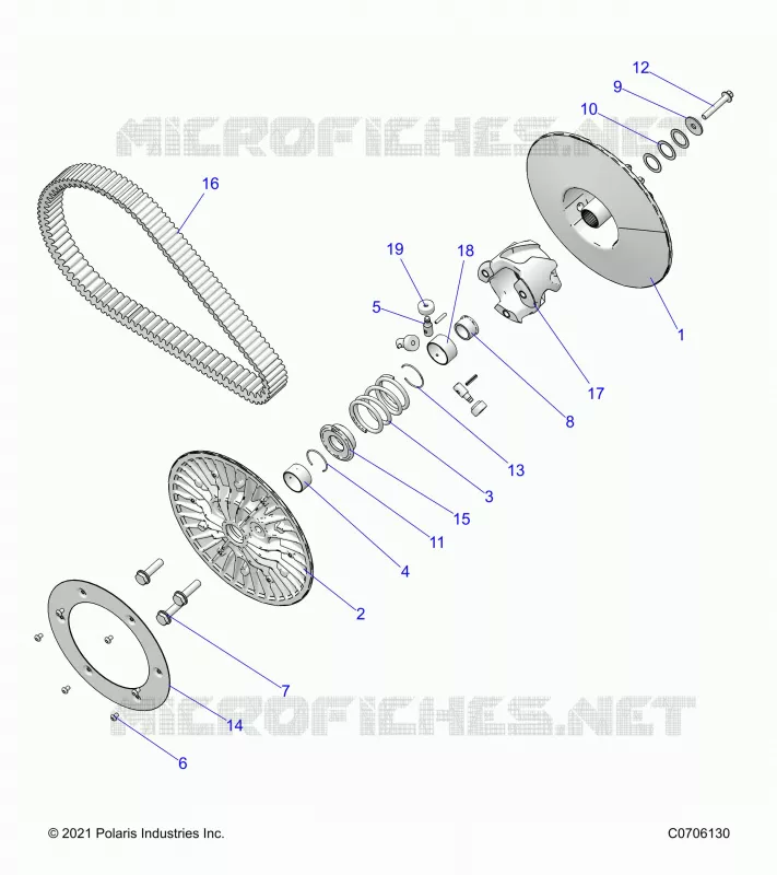 SYSTÃˆME DE TRANSMISSION, SECONDARY CLUTCH