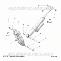 SUSPENSION, SUPPORT AMORTISSEUR , REAR SUSP.