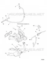 MOTEUR, TURBO CHARGER MOUNTING