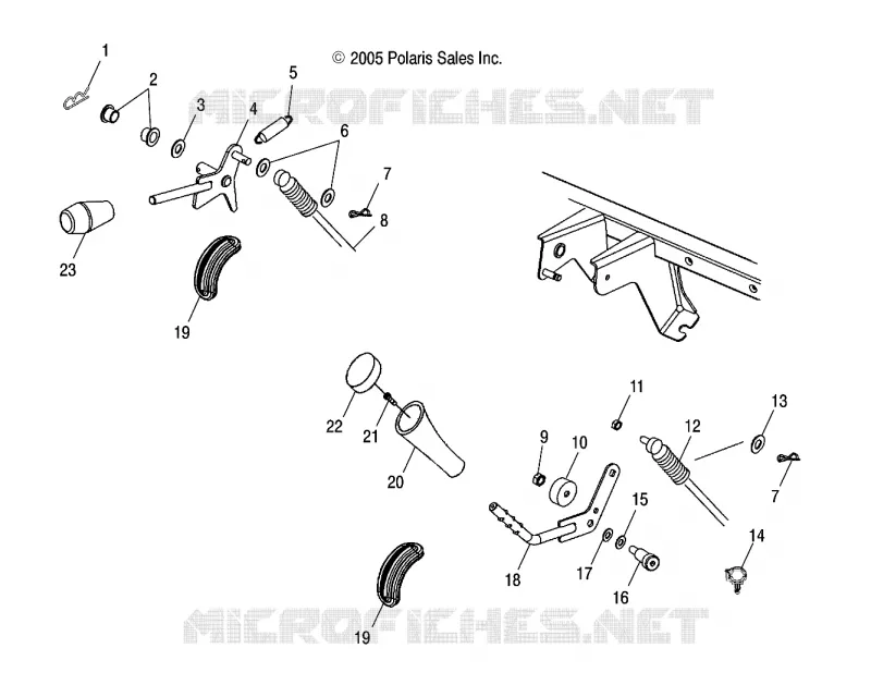 SELECTEUR DE VITESSE/DIFFERENTIEL LOCK