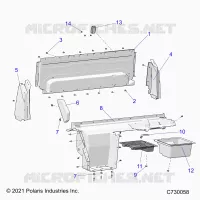 CARROSSERIE ARRIERE CLOSEOFF, AND FENDERS