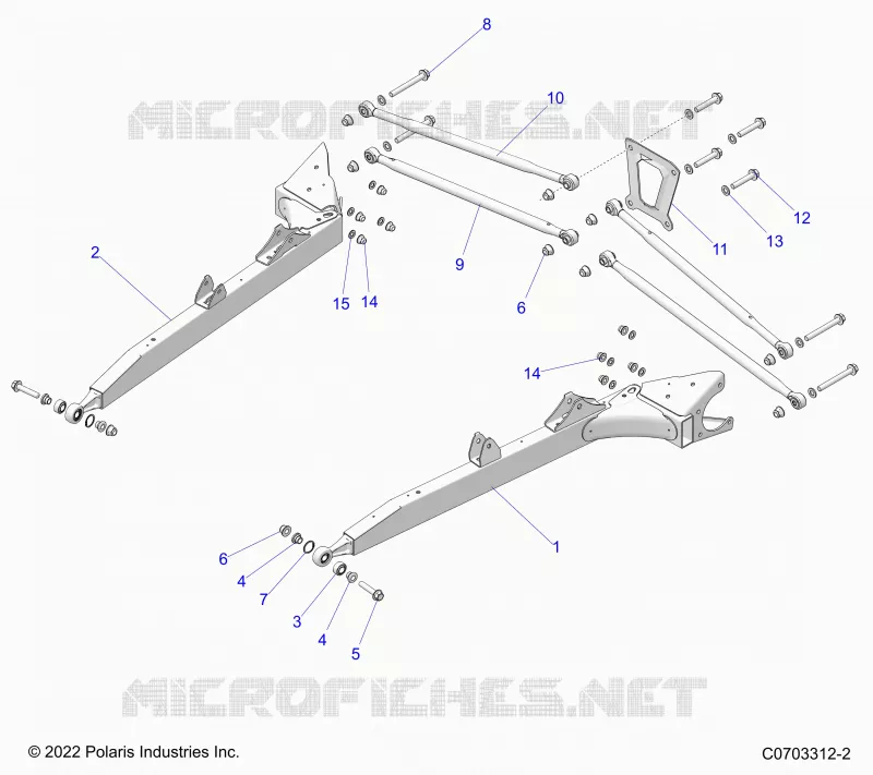 SUSPENSION ARRIERE CONTROL ARMS