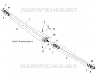 DRIVE TRAIN, FRONT AND REAR ARBRE DE TRANSMISSION