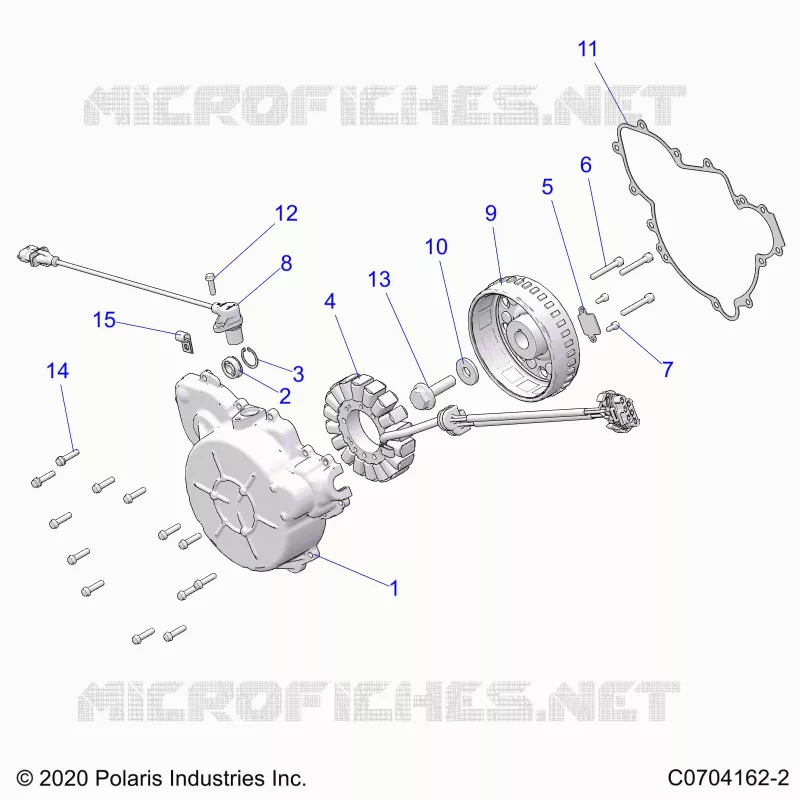 ENGINE, STATOR AND FLYROUE