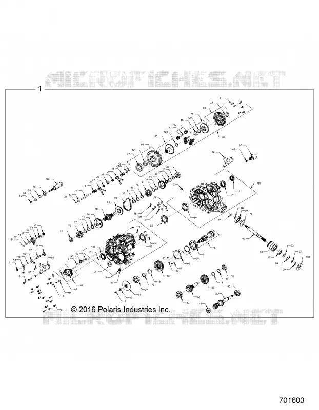DRIVE TRAIN, PONT PRINCIPAL INTERNALS