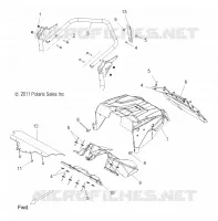 PARE CHOCS ET BAVETTE ARRIERE